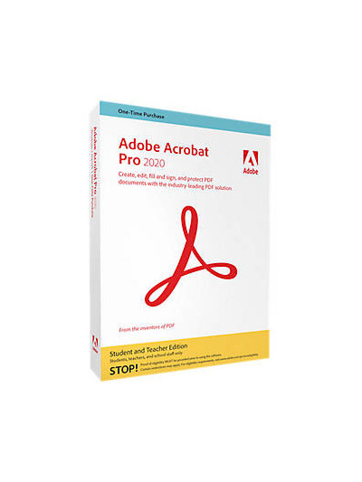 2020 Pro Acrobat Licență Permanentă, Editor PDF Profesional, 10x11 Windows