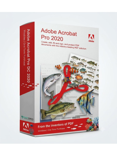 Adobe Pro 2020 Retență, Licență Permanentă Editor PDF Profesional, Windows 10x11