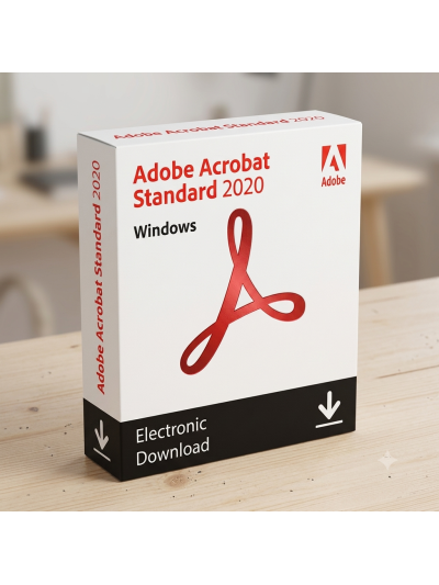 2020 Pro Acrobat Adobe, Permanentă Licență, Profesional PDF Editor, Windows 10x11