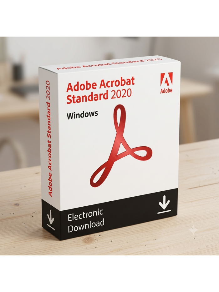 2020 Pro Acrobat Adobe, Permanentă Licență, Profesional PDF Editor, Windows 10x11