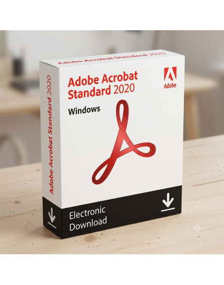 2020 Pro Acrobat Adobe, Permanentă Licență, Profesional PDF Editor, Windows 10x11