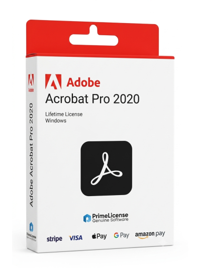 2020 Pro Acrobat Licență Permanentă, Editor PDF Profesional, Windows
